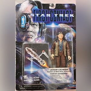 NIB Star Trek First Contact Zefram Cochrane